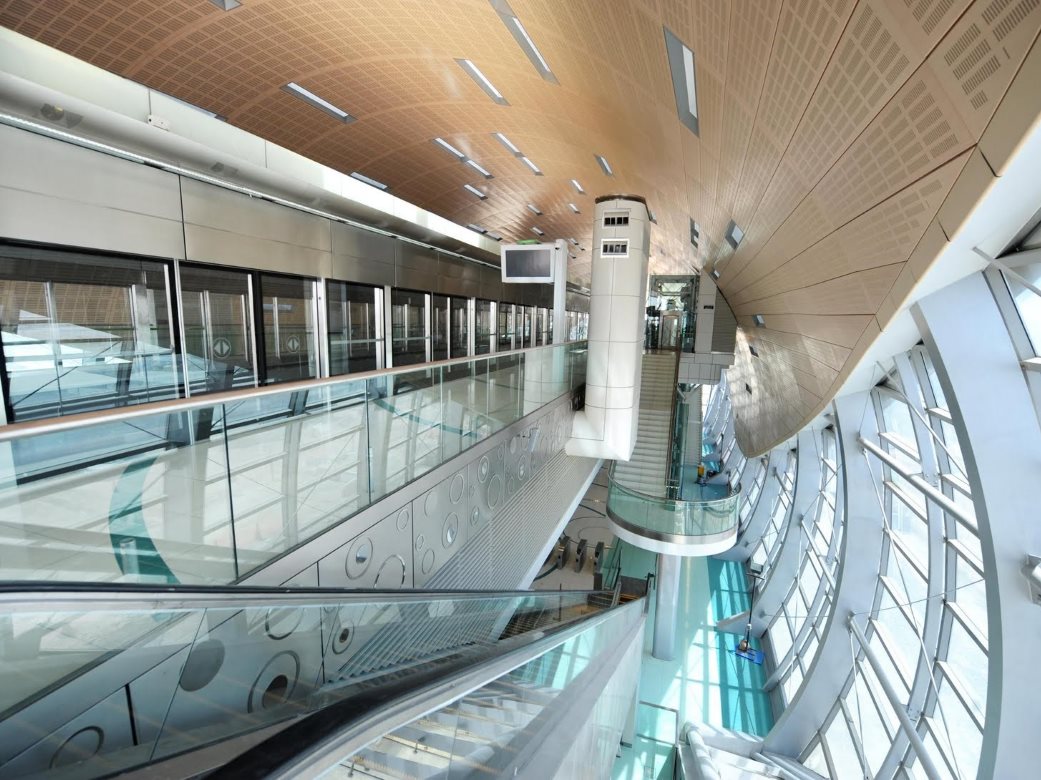 Dubai Metro Station(Interior)